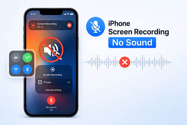 iphone screen recording no sound