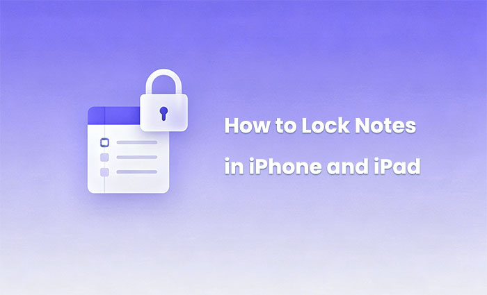 在 iPhone 和 iPad 上锁定笔记