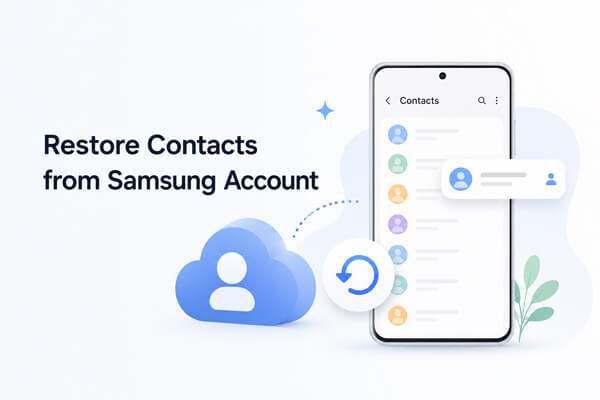 restore contacts from samsung account