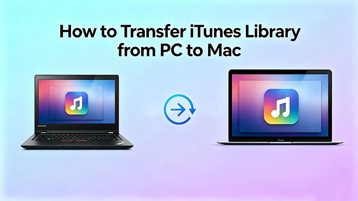 Перенос iTunes с ПК на Mac