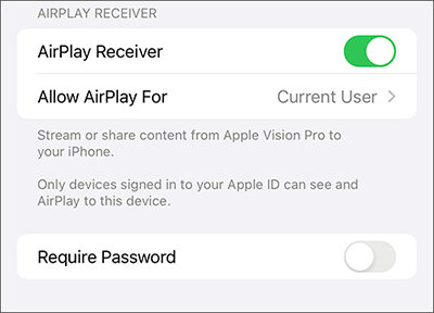 Зеркальное отображение экрана iPhone на Mac с помощью AirPlay