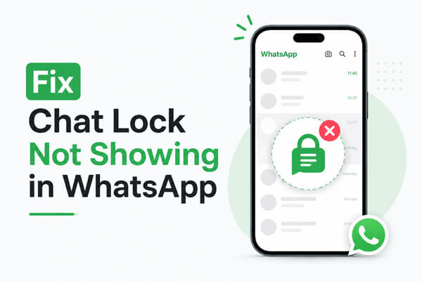 Correction du problème d'affichage du verrouillage de la conversation dans WhatsApp