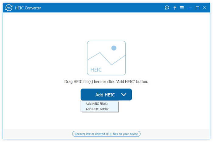 agregar archivo heic