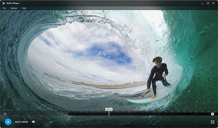 reproductor de gopro