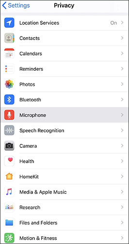 Risolvi il problema del microfono di WhatsApp che non funziona - controlla il microfono dell'iPhone