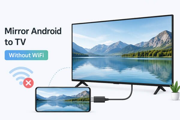 Diffusion d'Android sur TV sans Wi-Fi