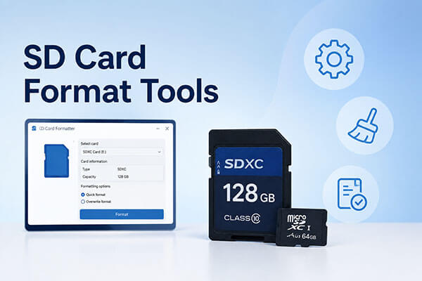 outils de formatage de carte SD
