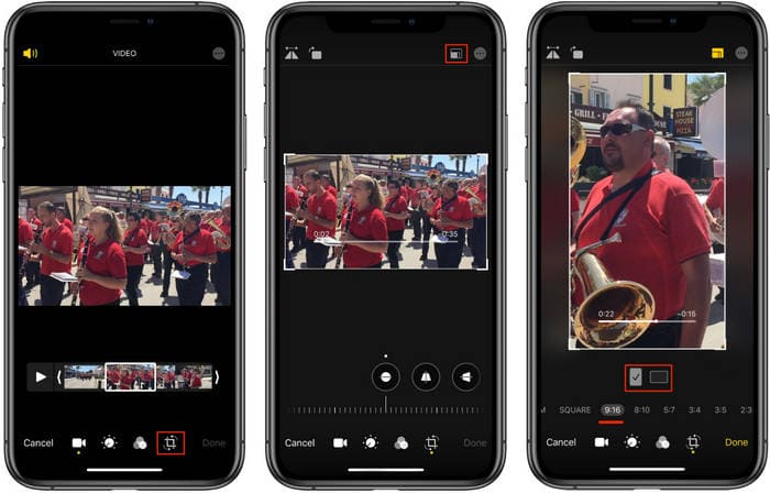come ritagliare un video su TikTok su iPhone