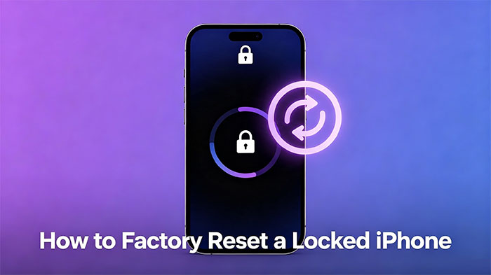 factory reset a locked iphone