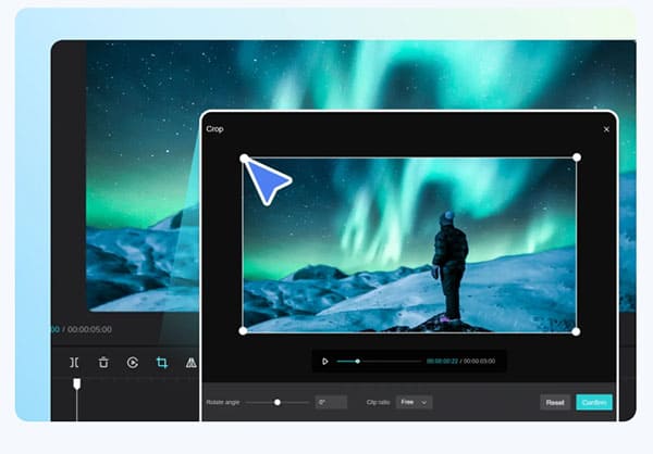come ritagliare i video per TikTok Capcut