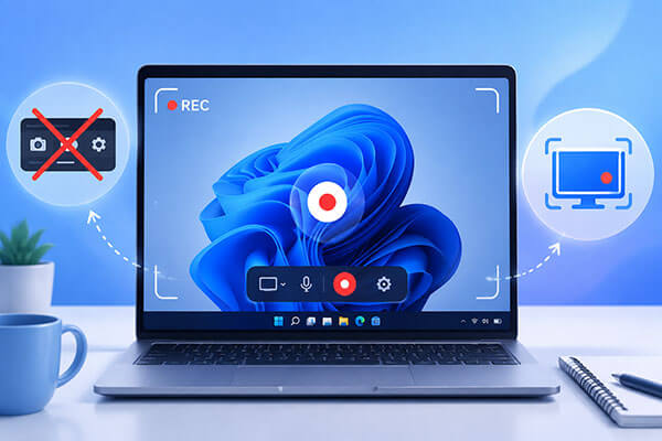 Cómo grabar la pantalla en Windows sin la barra de juegos