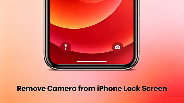 从 iPhone 锁屏界面移除摄像头