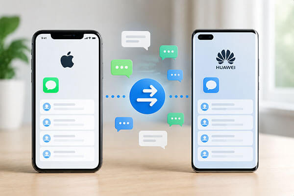 mentransfer SMS dari iPhone ke Huawei