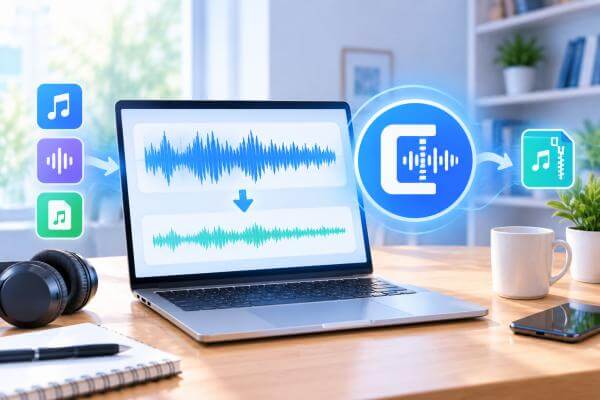 compress audio