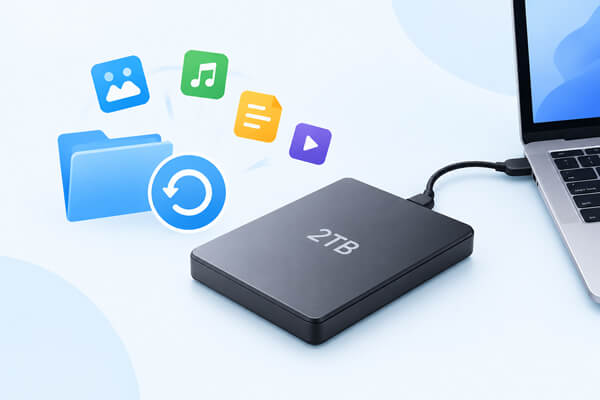 Recuperar datos de un disco duro externo de 2 TB