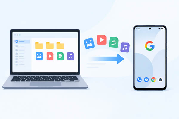 mentransfer file dari PC ke Pixel