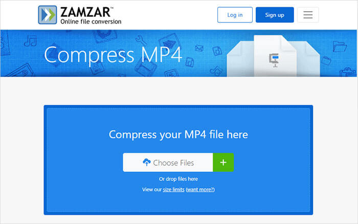 MP4-Videos online kostenlos mit Zamzar komprimieren