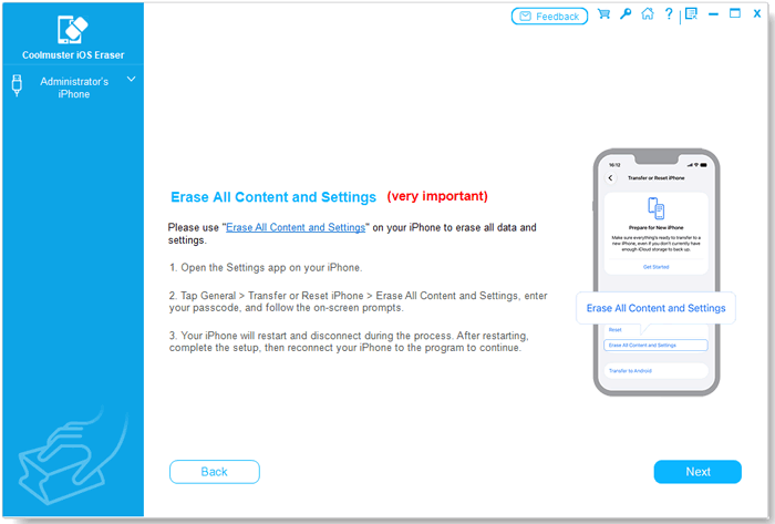reset your ios device