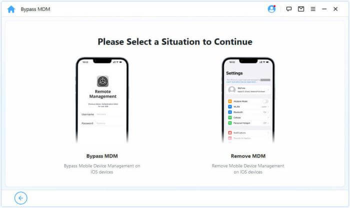 Seleziona la modalità in base allo stato attuale del tuo iPad