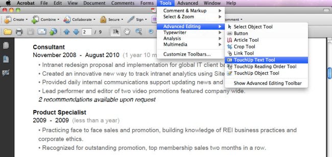 where is the text editor icon in adobe acrobat pro where is the text editor icon in adobe acrobat pro