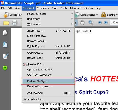 compress pdf file size acrobat