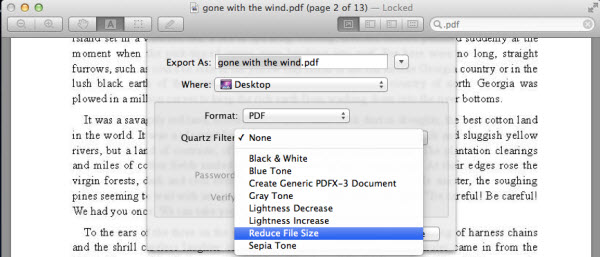 shrink pdf size for email mac