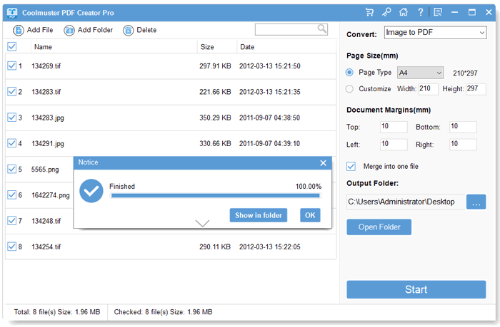 you can create pdf free in coolmuster for 3 times