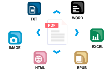 export pdf to 7 major formats