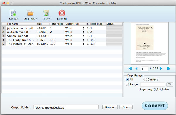 Free pdf to word converter for mac