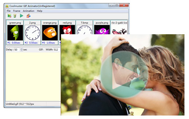 built-in image animation editor previewer