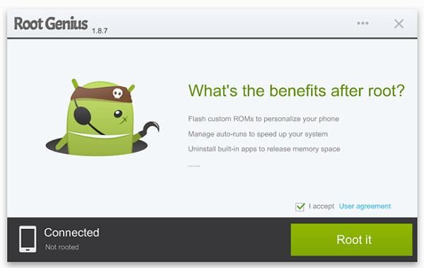android rooting software - root genius