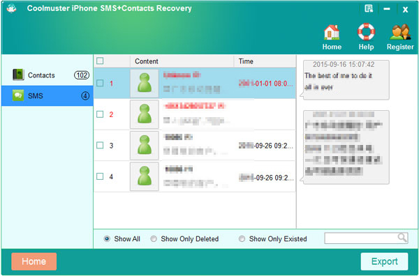 view iphone text messages on computer via iphone sms recovery