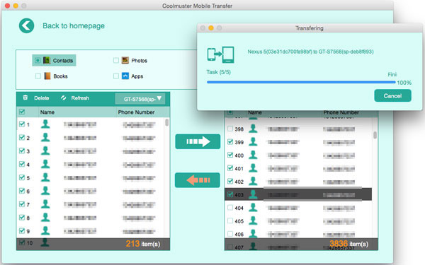 sync contacts between sony ericsson and samsung galaxy