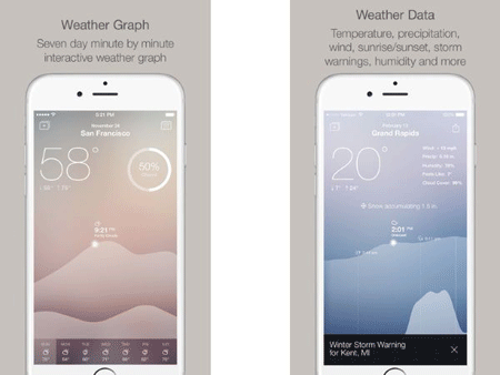 iphone weather apps