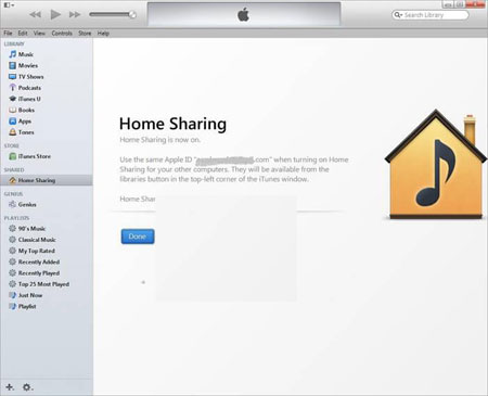 share ipod music with other devices