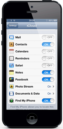 backup contacts from icloud backup