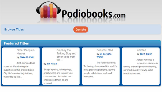 audiobook sites for iphone ipod