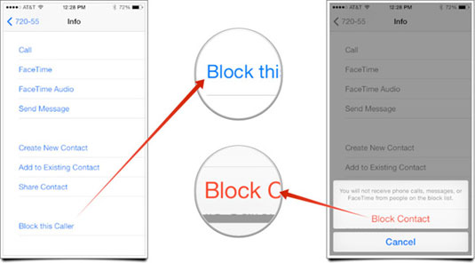 block iphone calls and messages