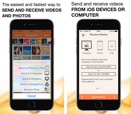 photo transfer apps for iphone ipad ipod
