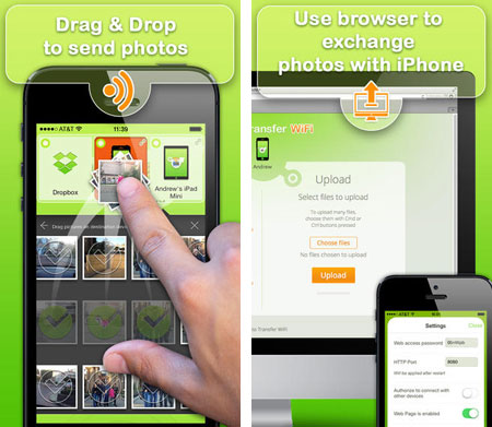 photo transfer apps for iphone ipad ipod