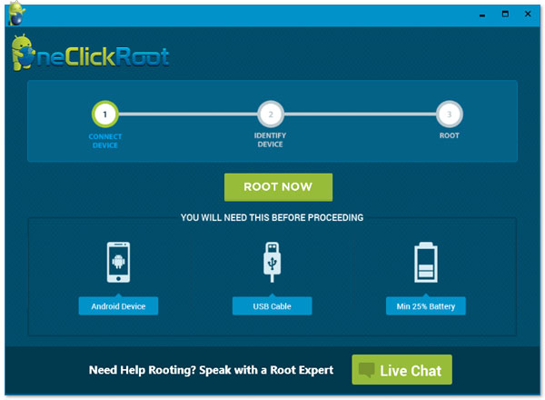 use one click root to root android devices