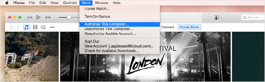 authorize deauthorize computer in itunes