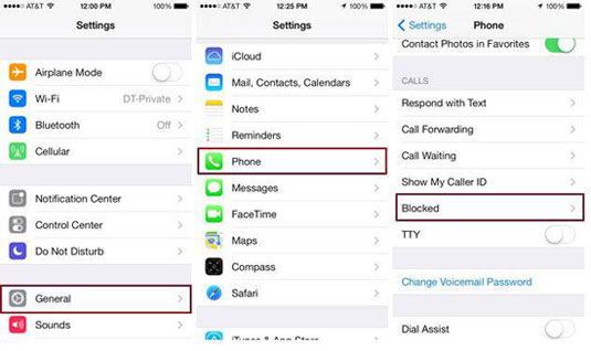 how to block a phone number not in your contacts iphone