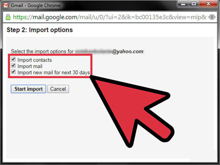 share files from yahoo mail to gmail