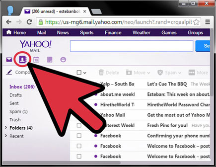 share files from yahoo mail to gmail