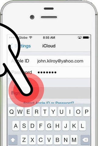 change icloud account