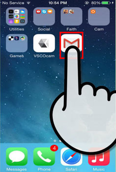 set up gmail on iphone