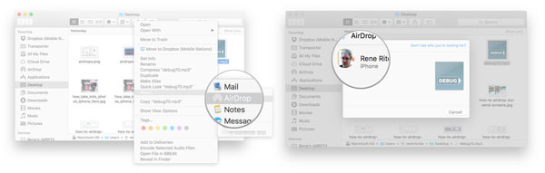 transfer files from mac to iphone with airdrop