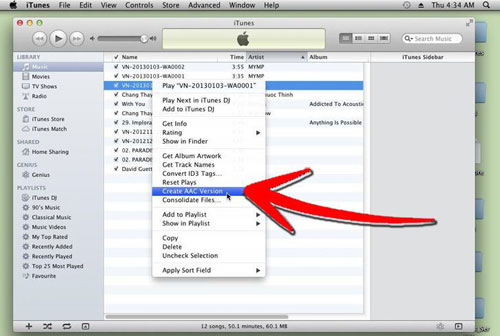 create a ringtone from itunes