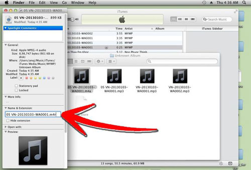 create a ringtone from itunes